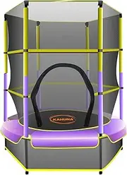 Kahuna Mini Trampoline Yellow/Purple Size 4.5 Feet