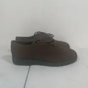 Vintage Ravine Baye Brown Size 2.5 Dress Shoes For Toddlers Man Made Materials