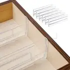 Trasparent Adjustable Drawer Dividers Drawer Separators Tools Kitchen Utensils