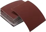 X AUTOHAUX Universal 4.49Inch x 5.51Inch 1500 Grit Sanding Discs Hook & Loop Sanding Sheets Aluminum Oxide 50 Pcs