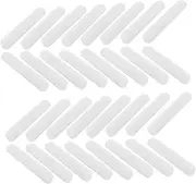Generic 50pcs Nose Bleed Plugs Rolled Gauze Tissue Floss Pad Strips Face Tape Buds Fluff Suction Tooth Nosebleed Quick Clot Clotting Gauze Nose Plugs White Cotton