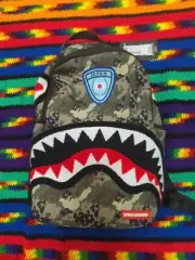 SPRAYGROUND Japan Camo Shark Backpack (limited edition will never be restocked)