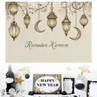 Eid Celebration Home Restaurant Table Use Ramadan Kareem Festive Placemats T4J3