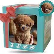 My Realistic Robot Puppy Dog, Realistic Robot Puppy, Plush Dog Toy, Cute Comfortable Touch Creative Animal Toys for Bedside for Kids - Boys Girls Birthday Present 3 4 5 Years Old