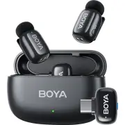 Boya Mini -12-Black Worlds Tiniest Microphone - Black