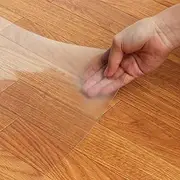 Belca KM60-90-1E Transparent Mat Kitchen Mat, 35.4 inches (90 cm), Width 35.4 x Depth 23.6 x Thickness 0.03 inches (90 x 60 x 0.08 cm), Clear, Protective Mat, Scratches, Stain Prevention, Easy to