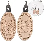 Needle Threaders for Hand Sewing | 2X Embroidery Needle Threader with Animal Patterns | Compact Knitting Craft Making Accessory for Grandpa Husband Dad Wife Mom