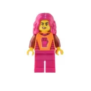 LEGO City Minifigure - Gaming Tournament Participant - Female - Minifigure 60388
