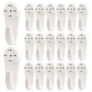 20 Pcs Picture Hangers Invisible Nail Wall Hooks Plastic Hardwall Hanger Hooks