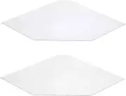 Corner Shelf Wall Mount, Corner Floating Shelves,Small White Metal Wall Corner