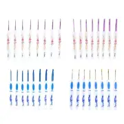 Aluminium Crochet Needle Ergonomic Handle Crochet Hook Set, Crochet Needle Set