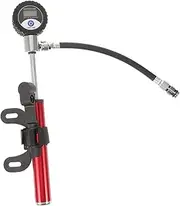 AKOOSY Portable Tire Air Pump Bike Inflator with Digital Pressure Gauge High Pressure Handheld Bicycle Pump Compatible with Road Bikes Easy to Mount Durable Design