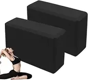 Foam Yoga Blocks - 2x Stretch Blocks,EVA Foam Stretcher Wedge Balance Advanced Beginners Hot Yoga Meditation Stretching Home Squatting Gym Handstand Workout Versatile Fitness Support