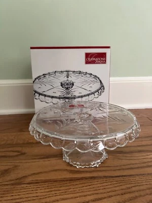 Celebration by Mikasa - 11" footed glass cake plate