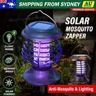 Solar Powered LED Bug Zapper Light Garden Mosquito Killer Repeller Lamp Tools AU