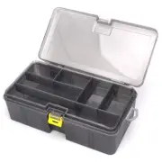 Translucent Dual Layer Multidivision Storage Box Organizer Fishing Lure Hooks