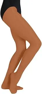 [Body Wrappers] A55 TotalSTRETCH Ultimate Shimmer Tights (Small, Toast), White, Small