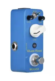 MOOER Blues Style Overdrive Guitar Effect Pedal 2 Modes Overdrive Pedal Metal