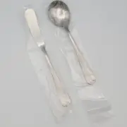 Rogers Stainless Korea Jefferson Manor 6-1/2" Butter Knife and Sugar Spoon NEW