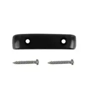 Black Thumb-Rest Tug Bar Finger Pull For Fender-Jazz Precision Bass Guitar+Screw