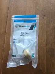 SHARKBITE UIP518A 3/4 IN. PUSH-TO-CONNECT PVC IPS BRASS END STOP FITTING 204