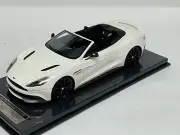 1/18 Tecnomodel Aston Martin Vanquish Volante Gloss White Black Wheels #18/25