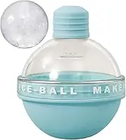 Ball Ice Mold | Iced Sphere Silicone Mould,Whiskey Iced Ball Maker for Chilling Cocktails Whiskey Juice Drinks Coffee Party Cafe Kitchen