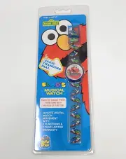 Vintage Sesame Street Elmo's Musical Watch Digital Good Stuff 1995