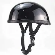 Motorcycle Half Helmet DOT Approved, Motorcycle Beanie Helmet, Skull Cap Half Helmet, Half Shell Helmet Low Profile Cool Half Face Helmets for Adults Men Women B,2XL