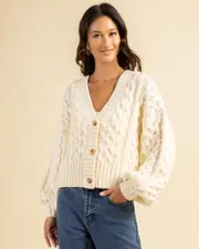 [Billabong] Billabong Women's Montana Cardigan in Salt Crystal Blue Size Small S Salt Crystal Blue