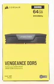 CORSAIR VENGEANCE DDR5 RAM 64GB (2x32GB) 6000MHz CL40 Intel XMP iCUE Compatible