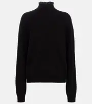 [The Row] The Row Kensington cashmere turtleneck sweater AU 16 black
