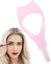 Eyelash Applicator Tool - 3 in 1 Eyelash Tool Eyelash Guard Mascara Shield Makeup Accessories 3D Crystal Eyelash Card Eyeliner Assistant Eyelash Baffle Eyelash Card Eyelash Brush Tool Eyelash Tool