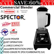 2L Commercial Blender Smoothie Food Processor Ice Crusher Machine Juicer Mixer
