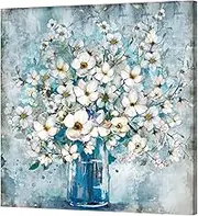 RORPOIR Flower Wall Art Decor Canvas Picture Decorative Painting Core Abstract Flower Artwork Living Room Wall Art