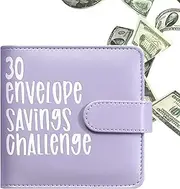 Silver Economics Challenge Binder | Money Filler Colourful Envelopes | Portable Planner Budget, Ideal for Saving, Monitoring Financial Goals, Managing FA