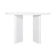 Cafe Lighting & Living Montauk Round Dining Table (White) - 1.2m
