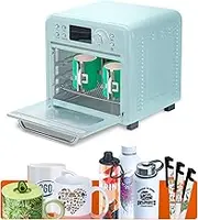 KAIGITE 16L Sublimation Oven Machine, 1400W Mug Heat Press Machine Convection Oven for Bulk Printing of Heat Sublimation on Irregular Shaped Bottles