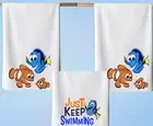Handmade Nemo Inspired Personalized 3 Piece Bath Towel Set