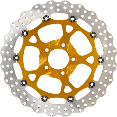 Performance Machine 0133-3059S-G Front Dominator Rotor 08-17 Fat Bob FXDF
