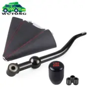DUAL BEND SHORT THROW SHIFTER + SHIFT KNOB + SHIFTER BOOT FOR CIVIC 88-00 EK EG (for: Honda)