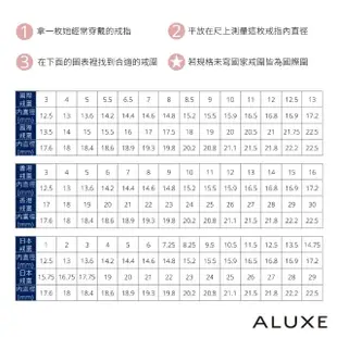 【ALUXE亞立詩】0.30克拉 FVS2 鑽戒男戒