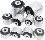 8K0407182 4G0407183 NEW 10Pieces Suit Front Axle Control Bush Rub Swing Arm Bushing Kit Compatible For Audi Q5 A5 A7 A4L A6L