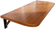 Laundry Folding Table, Wall Mounted Folding Table, Floating Wall Desk Fold Down Desk with Shelf Brackets for Small Spaces, Auxiliary Tables(20x80cm/7.8x31.4in)
