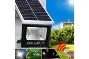 Leier 80 LED Solar Street Light 60W Flood Motion Sensor Remote Outdoor Wall Lamp