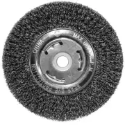 Century Drill & Tool 76864 Crimped Wire Bench Grinder Wheel, 6" Coarse - Wide