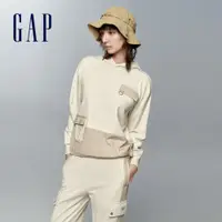 在飛比找蝦皮商城優惠-Gap 女裝 Logo帽T-米色(874509)