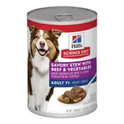Hills Science Diet Senior Adult 7+ Savory Stew Beef and...