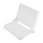Kitchen Holder Rack Foldable Dish Bowl Plate Stand Tray Drainer Drying Plastic