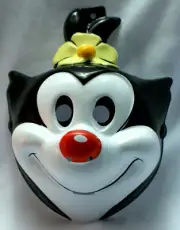 Vintage Adult Size Tiny Toons Animaniacs Dot Halloween Mask Looney Tunes Girl
